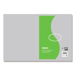 スワン LD規格ポリ袋 ポリエチレン袋 No.318 紐なし 0.03mm 100枚