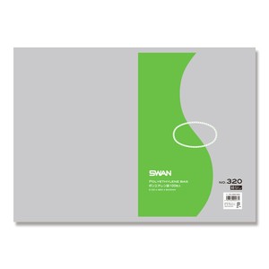 スワン LD規格ポリ袋 ポリエチレン袋 No.320 紐なし 0.03mm 100枚
