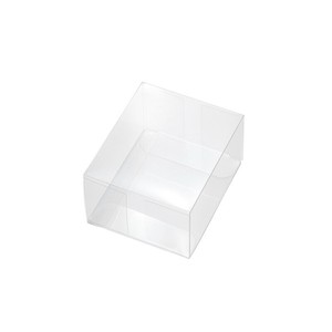 【ギフトボックス】 ヘイコー PVC クリスタルボックス V-6 無地 10枚