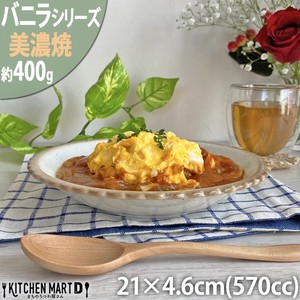 Mino ware Main Plate 21.0cm
