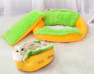 犬 ベッド ホットドッグ ペットベッド 小/中型犬 YYRA304
