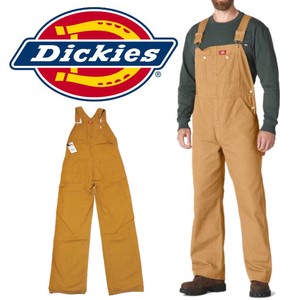 【DICKIES】(ディッキーズ) USA企画 Rinsed Brown Duck Bib Overalls / リンスブラウン オーバーオール