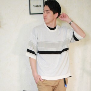 Sweater/Knitwear Knitted Border Loose Size