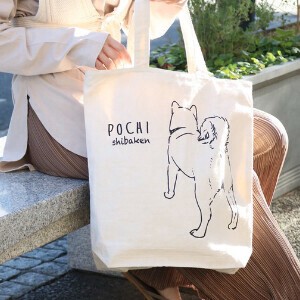 Tote Bag Graphic Shiba Dog Cat Dog Panda