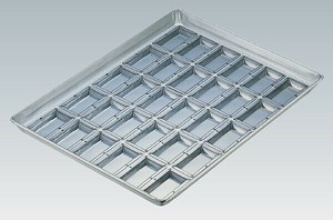 シリコン加工シャンテーヌ浅型天板 30面【オーブン天板】