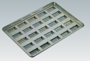 シリコン加工半円筒型天板 25面【オーブン天板】