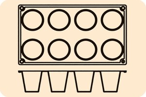FOR MA FLEX FR002 ラージカップ 8ヶ取