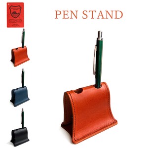 Pen holder Pencil Case Brass Genuine Leather Tochigi Leather Made in Japan