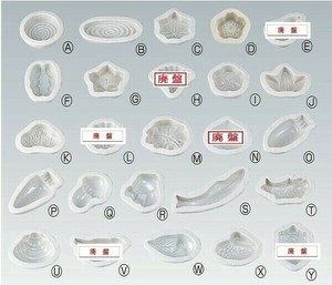 【在庫処分セール】清水焼 落雁型（錦玉型） 小【錦玉羹・錦玉かん・干菓子・和菓子・抜型】