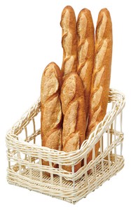 樹脂 フランスパン スタンド角 白