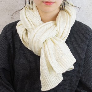 Stole Scarf Ribbed Knit