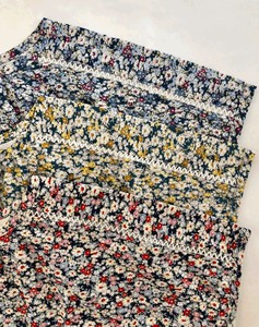 Button Shirt/Blouse Pudding Floral Pattern Cotton