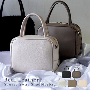 Shoulder Bag Cattle Leather Top 2Way Leather