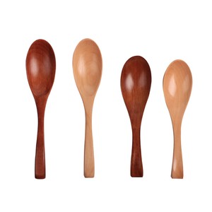 Spoon Wooden Natural L size 4-types