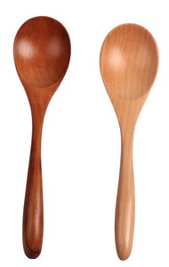 汤匙/汤勺 木制 自然 2颜色