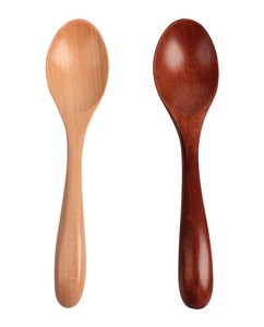 汤匙/汤勺 木制 自然 2颜色