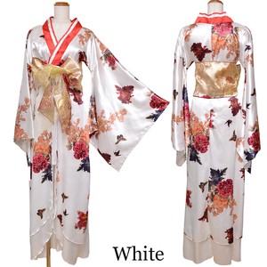 【訳あり商品】0754着物ロングドレス 和柄 衣装 ダンス よさこい 花魁 コスプレ キャバドレス