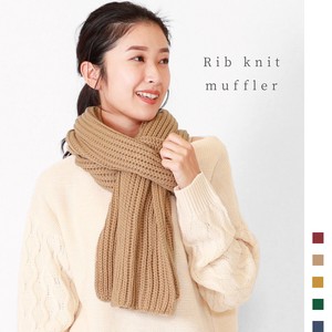 Thick Scarf Knitted Scarf Rib