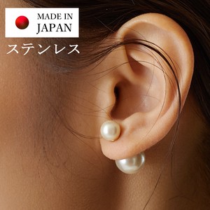 Pierced Earringss Pearl Jewelry Made in Japan