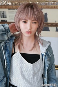 【プリシラ】 オールウィッグ　グラデ　ネオショートウルフ