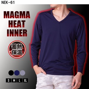 Magma V-neck Inner Undergarment Long Sleeve T-shirt