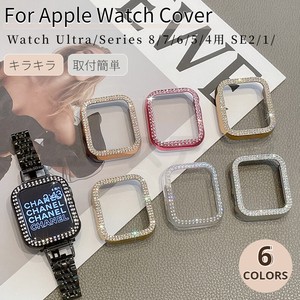 Apple Watch Ultra 2 Watch SE 2 Watch Series 9 8 7 6 5 4 アップルウォッチ ケース メタル風【B327】