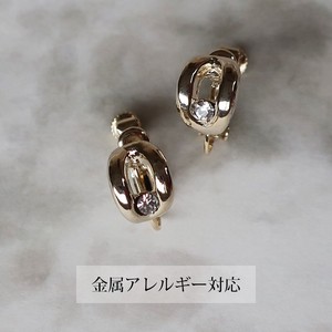 耳夹 无镍 宝石 日本制造