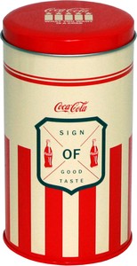 コカ･コーラ キャニスター（RD/IV/BK）　アメリカン雑貨