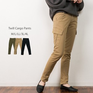 Full-Length Pant Twill Bottoms Stretch Casual