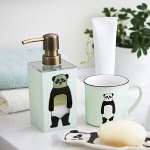 BEAR　ハンドソープ泡　　詰め替え容器　手洗い　洗面　おしゃれ　クマ　パンダ