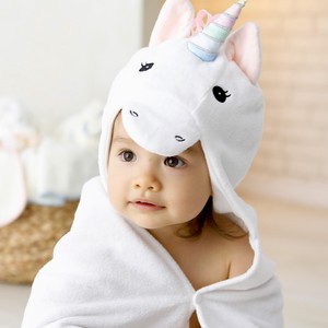 Babies Accessories Little Girls Unicorn Bath Towel Boy 82cm x 60cm