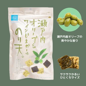 【まるか食品】のり天瀬戸内オリーブ&ワインビネガー味　54g