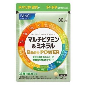 ファンケル マルチビタミン＆ミネラル Base POWER 約30日分 180粒 / FANCL / サプリメント
