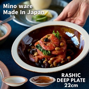 美濃焼 日本製 TAMAKI ラシック ディーププレート22 お皿 おしゃれ 食器 陶器 北欧 ギフト