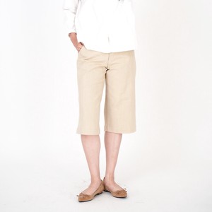 Skort Stretch Cotton Wide Pants Ladies' Made in Japan