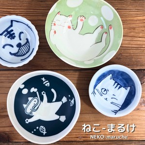 美浓烧 小钵碗 陶器 猫咪 日本制造