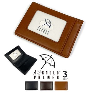 全3色 Arnold Palmer アーノルドパーマー 定期入れ カードケース パスケース リアルレザー 本革(4ap3208)