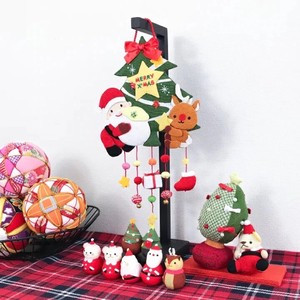 【和雑貨】つるし飾り　クリスマスツリー　1pcs入り　土台別売り