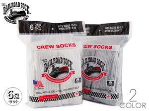 THE RAIL ROAD SOCK CREW WORK SOCKS 6pair  21609