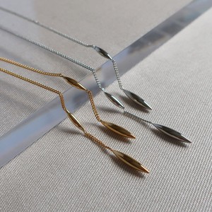 Pierced Earrings Silver Post Long Jewelry Made in Japan