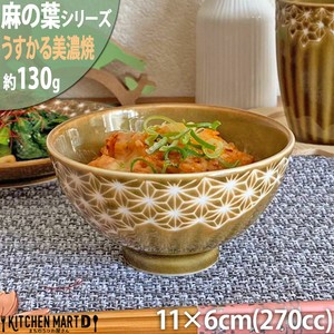 Rice Bowl Hemp Leaf 270cc 11cm