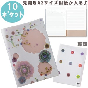 クリアポケット(10ポケット)_Clear Holder(10pockets)【ステーショナリー】【レッスングッズ】
