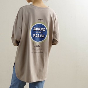 ★サークルロゴバックプリントオーバーサイズロンT　SS