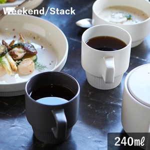 全2色 MIKASA ミカサ スタック マグカップ 陶器 北欧 ギフト レトロ オーブン対応