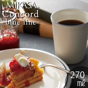 MIKASA ミカサ コンコード ブルーライン マグカップ S 陶器 北欧 ギフト レトロ オーブン対応