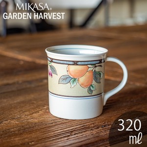 MIKASA ミカサ ガーデンハーベスト マグカップ 陶器 北欧 ギフト レトロ オーブン対応