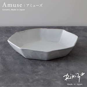 Made in Japan Muse Pasta Plate 21 Plate Plates Pottery Scandinavia Handmade Gray