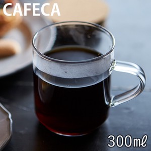 TAMAKI 耐熱ガラス カフェカ マグカップL クリア おしゃれ シンプル かわいい 北欧 コーヒー
