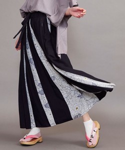 【カヤ】菊集め八掛けロングスカート ○3D展 BEPPIN和装スタイル ボトムス
