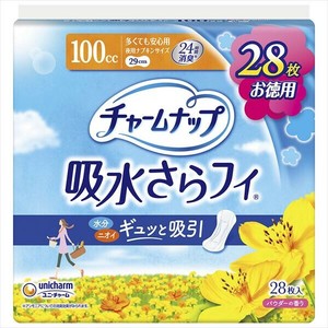 ユニ・チャーム　チャームナップ多くても安心用28枚 【 生理用品 】